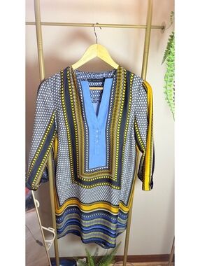 Size M Zara Basic Printed Tunic Dress